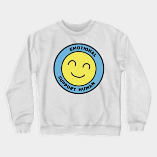 Emotional Support Human Crewneck Sweatshirt